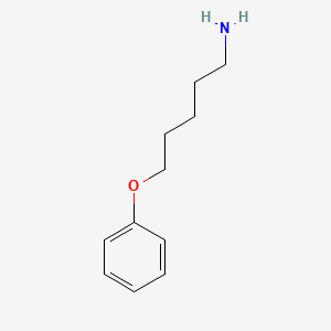 molecular formula C11H17NO B3108611 5-Phenoxypentylamine CAS No. 16728-67-9