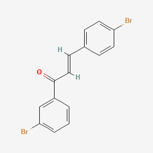 molecular formula C15H10Br2O B3108625 (2E)-1-(3-Bromophenyl)-3-(4-bromophenyl)prop-2-en-1-one CAS No. 1674390-73-8