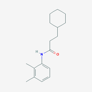 molecular formula C17H25NO B310864 3-cyclohexyl-N-(2,3-dimethylphenyl)propanamide 