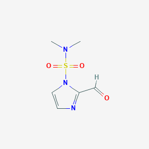 molecular formula C6H9N3O3S B3108661 2-formyl-N,N-dimethyl-1H-imidazole-1-sulfonamide CAS No. 167704-98-5