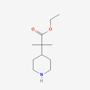 Ethyl 2-methyl-2-(piperidin-4-YL)propanoate