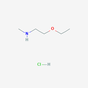 molecular formula C5H14ClNO B3108682 2-乙氧基-N-甲基-1-乙胺盐酸盐 CAS No. 167837-39-0