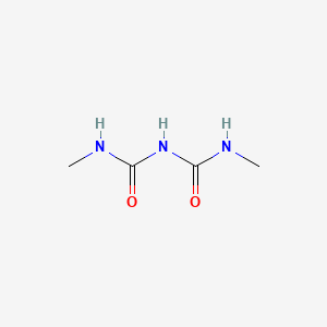 molecular formula C4H9N3O2 B3108690 1,5-Dimethylbiuret CAS No. 16791-94-9