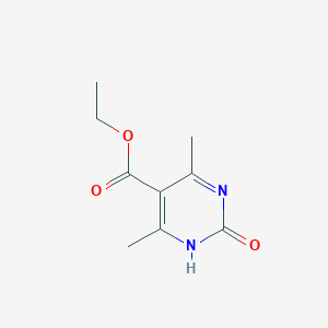 molecular formula C9H12N2O3 B3108728 Ethyl 2-hydroxy-4,6-dimethylpyrimidine-5-carboxylate CAS No. 168130-75-4