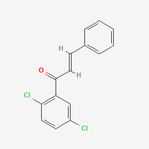molecular formula C15H10Cl2O B3108747 (2E)-1-(2,5-Dichlorophenyl)-3-phenylprop-2-en-1-one CAS No. 168208-79-5