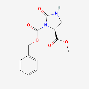 (S)-1-Benzyl 5-methyl 2-oxoimidazolidine-1,5-dicarboxylate