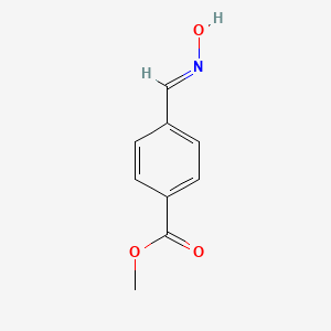 molecular formula C9H9NO3 B3108784 4-[(羟亚氨基)甲基]苯甲酸甲酯 CAS No. 168699-41-0