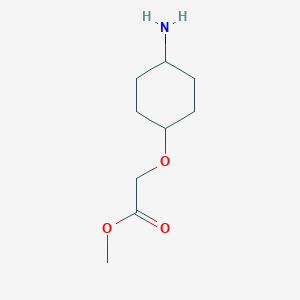 Methyl 2-{[(1r,4r)-4-aminocyclohexyl]oxy}acetate