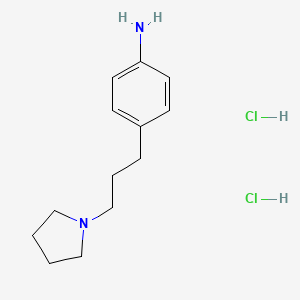 4-[3-(Pyrrolidin-1-yl)propyl]aniline dihydrochloride