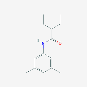 molecular formula C14H21NO B310882 N-(3,5-dimethylphenyl)-2-ethylbutanamide 