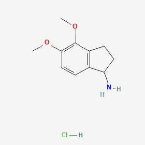 4,5-Dimethoxy-2,3-dihydro-1H-inden-1-amine hydrochloride