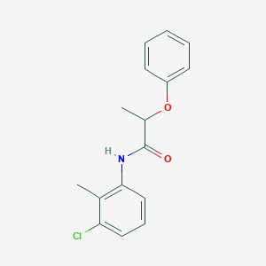 molecular formula C16H16ClNO2 B310884 N-(3-chloro-2-methylphenyl)-2-phenoxypropanamide 
