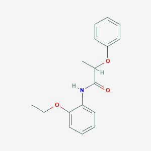 molecular formula C17H19NO3 B310885 N-(2-ethoxyphenyl)-2-phenoxypropanamide 