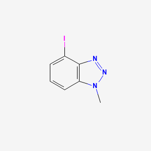 molecular formula C7H6IN3 B3108877 4-Iodo-1-methylbenzotriazole CAS No. 169212-67-3