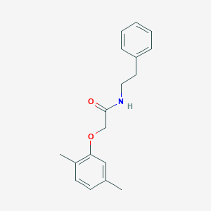 molecular formula C18H21NO2 B310889 2-(2,5-dimethylphenoxy)-N-(2-phenylethyl)acetamide 