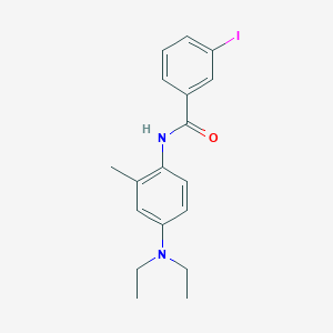 molecular formula C18H21IN2O B310891 N-[4-(diethylamino)-2-methylphenyl]-3-iodobenzamide 