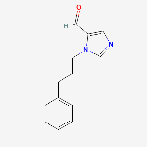 1-(3-Phenylpropyl)-1h-imidazole-5-carbaldehyde
