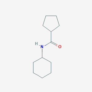 molecular formula C12H21NO B310893 N-cyclohexylcyclopentanecarboxamide 