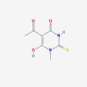 5-Acetyl-6-hydroxy-1-methyl-2-sulfanylidenepyrimidin-4-one