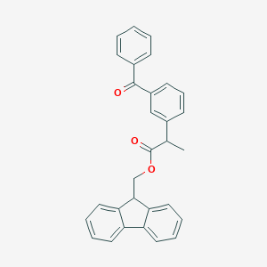molecular formula C30H24O3 B310896 9H-fluoren-9-ylmethyl 2-(3-benzoylphenyl)propanoate 
