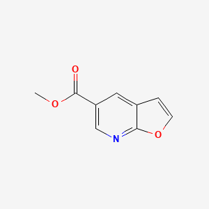 molecular formula C9H7NO3 B3109010 呋喃[2,3-b]吡啶-5-甲酸甲酯 CAS No. 169815-80-9