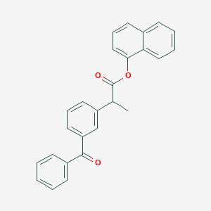molecular formula C26H20O3 B310904 1-Naphthyl 2-(3-benzoylphenyl)propanoate 