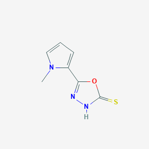 5-(1-methyl-1H-pyrrol-2-yl)-1,3,4-oxadiazole-2-thiol