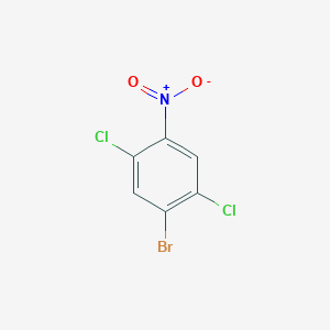 molecular formula C6H2BrCl2NO2 B3109068 1-溴-2,5-二氯-4-硝基苯 CAS No. 170098-91-6