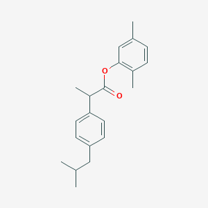 molecular formula C21H26O2 B310912 2,5-Dimethylphenyl 2-(4-isobutylphenyl)propanoate 