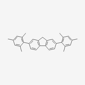 molecular formula C31H30 B3109127 2,7-Dimesityl-9H-fluorene CAS No. 170242-36-1