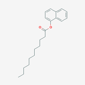 molecular formula C21H28O2 B310914 1-Naphthyl undecanoate 