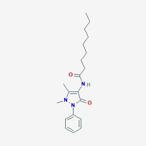 N-(1,5-dimethyl-3-oxo-2-phenyl-2,3-dihydro-1H-pyrazol-4-yl)nonanamide