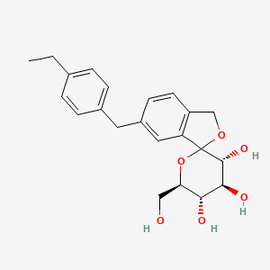 (3'R,4'S,5'S,6'R)-6-(4-ethylbenzyl)-6'-(hydroxymethyl)-3',4',5',6'-tetrahydro-3H-spiro[isobenzofuran-1,2'-pyran]-3',4',5'-triol