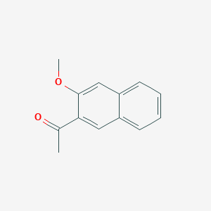 molecular formula C13H12O2 B3109164 1-(3-Methoxynaphthalen-2-yl)ethanone CAS No. 17056-94-9