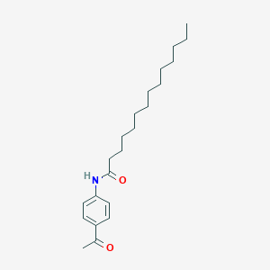 molecular formula C22H35NO2 B310919 N-(4-acetylphenyl)tetradecanamide 