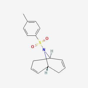 molecular formula C15H17NO2S B3109195 (1R,5R)-9-Tosyl-9-azabicyclo[3.3.1]nona-2,6-diene CAS No. 1706453-23-7