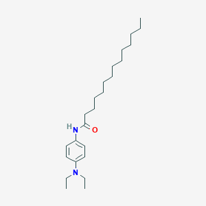 N-[4-(diethylamino)phenyl]tetradecanamide