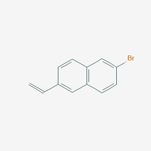 molecular formula C12H9B B3109216 6-溴-2-乙烯基萘 CAS No. 170737-47-0