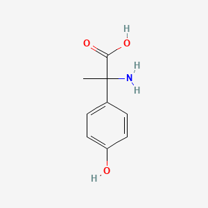 molecular formula C9H11NO3 B3109240 2-氨基-2-(4-羟基苯基)丙酸 CAS No. 170847-08-2