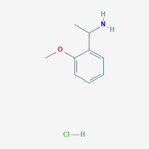 molecular formula C9H14ClNO B3109248 1-(2-Methoxyphenyl)ethanamine hydrochloride CAS No. 17087-50-2