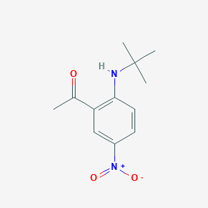 1-[2-(tert-Butylamino)-5-nitrophenyl]ethanone