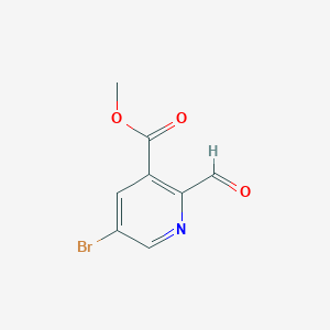 Methyl 5-bromo-2-formylpyridine-3-carboxylate