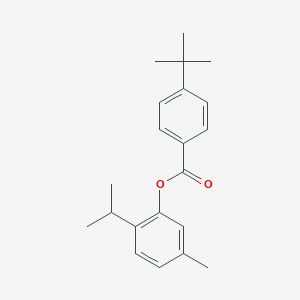 molecular formula C21H26O2 B310930 2-Isopropyl-5-methylphenyl 4-tert-butylbenzoate 