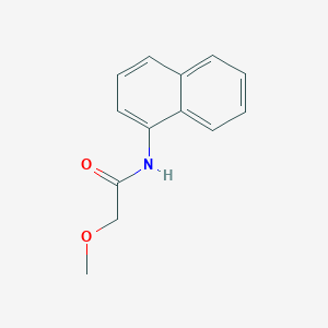 molecular formula C13H13NO2 B310931 Acetamide, N-(1-naphthyl)-2-methoxy- 