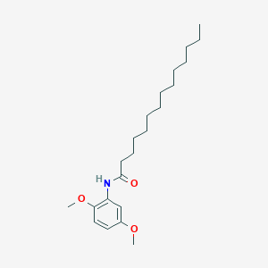 molecular formula C22H37NO3 B310933 N-(2,5-dimethoxyphenyl)tetradecanamide 