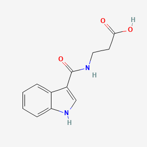 3-(1H-indol-3-ylformamido)propanoic acid