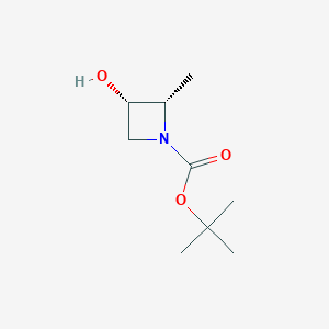 tert-Butyl (2S,3S)-3-hydroxy-2-methylazetidine-1-carboxylate