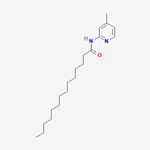molecular formula C20H34N2O B310935 N-(4-methyl-2-pyridinyl)tetradecanamide 