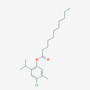 4-Chloro-2-isopropyl-5-methylphenyl undecanoate