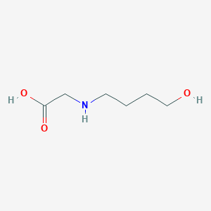 molecular formula C6H13NO3 B3109397 2-[(4-Hydroxybutyl)amino]acetic acid CAS No. 172494-27-8